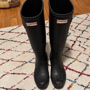 Hunter Classic Black Tall Boots